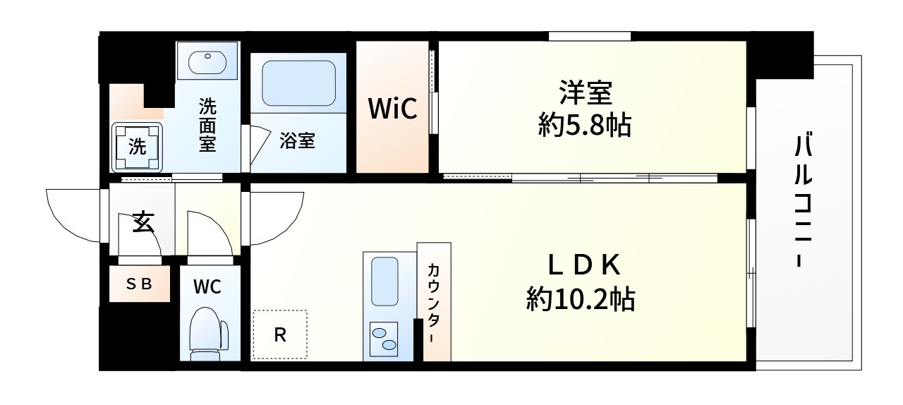 グランカーサ新大阪サウスの間取り|グランカーサ新大阪SOUTH　間取り
