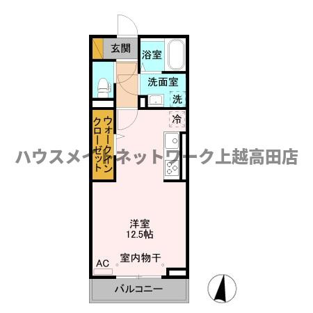 レフィナード Ｃの間取り|間取図