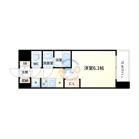 プレサンス神崎川ファインブレスの間取り|プレサンス神崎川ファインブレス　間取り