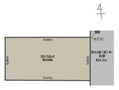品川区西品川　新築戸建の区画図