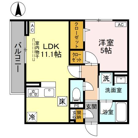 D-Gran飯田町の間取り