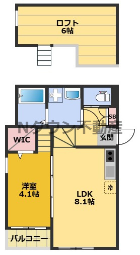 【間取り】 | クレインハイツ本陣 | 間取りです。