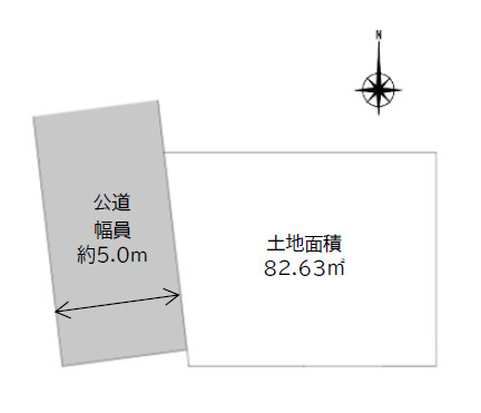 練馬区高松3丁目　太陽光パネル設置　生活快適エリア　限定1棟の区画図