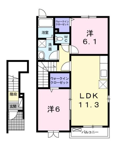 カレント　Ａの間取り