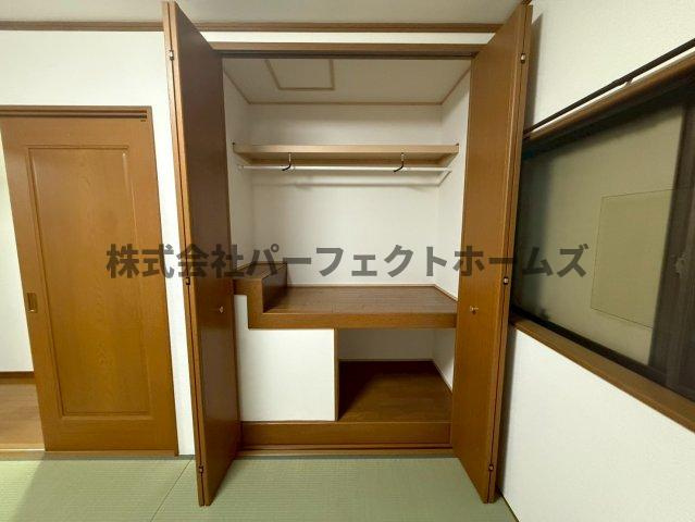 茄子作3丁目戸建　賃貸の収納|大きなものも収納できそうです