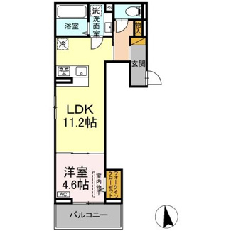 【間取り】 | D-セアリス黒砂