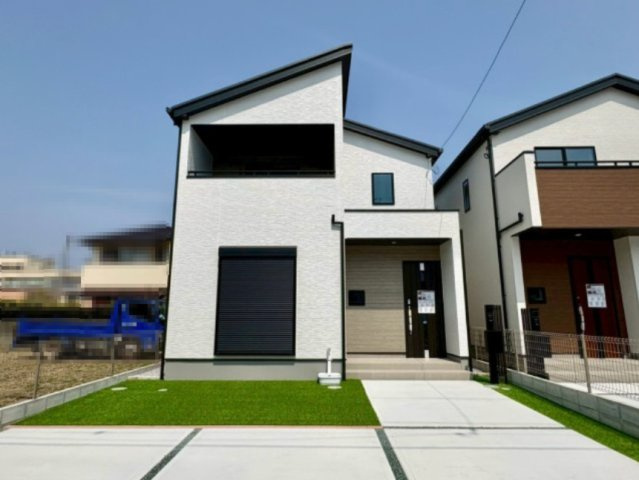「長期優良住宅認定物件」高知市瀬戸東町3丁目6期　1号棟の外観|※3月28日撮影。外構も仕上がりました！