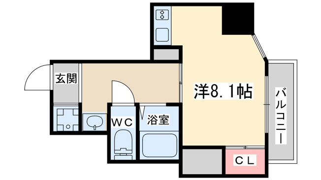 【間取り】 | ル・パルトネール梅田北
