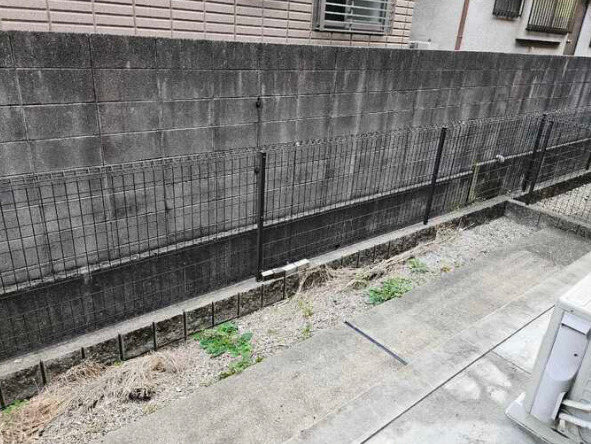 グリーンフィールドB棟の庭