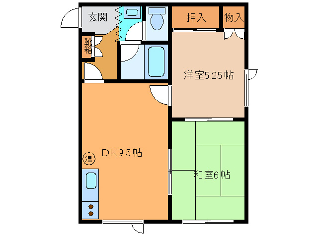 コーポ426の間取り