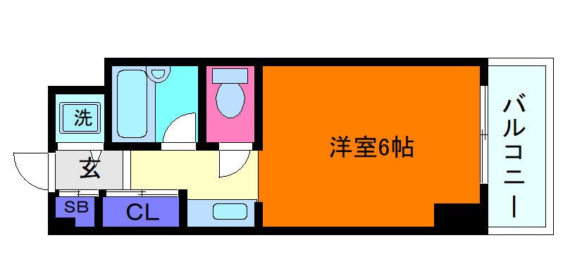 メインステージ打出の間取り