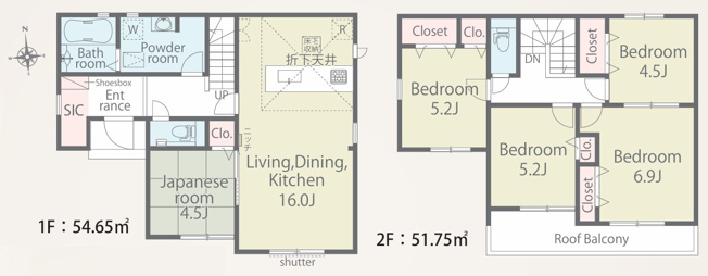 【間取り】 | 藤沢市長後01期 新築戸建 全1棟