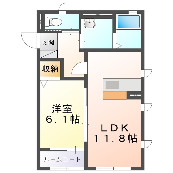 ピュアハイムアイリスⅠの間取り