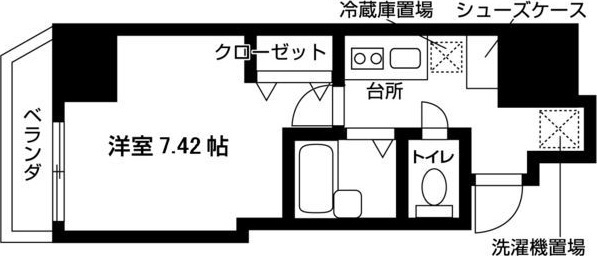 ヒルズ八幡山の間取り