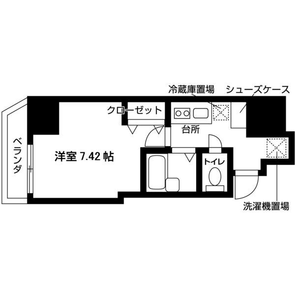 ヒルズ八幡山の間取り