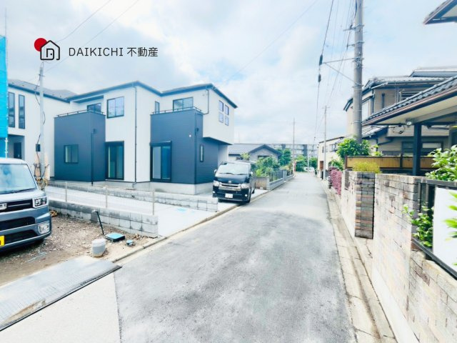 【前面道路含む現地写真】 | 桶川市泉5期　新築戸建　全2棟　2号棟