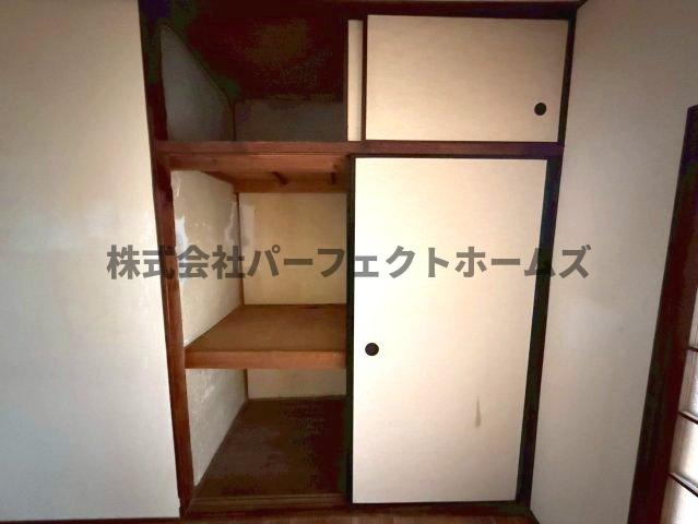 出口2丁目戸建　賃貸の収納|大きなものも収納できそうです