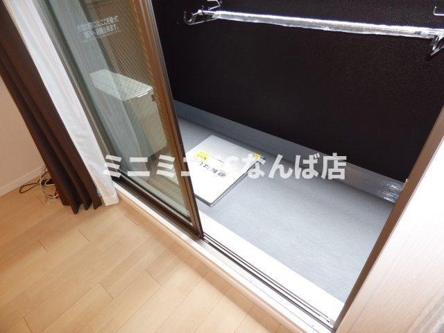 プリエールTAT江戸堀のバルコニー
