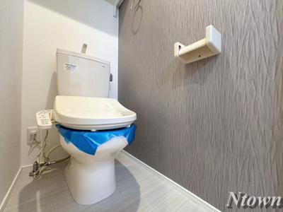 【トイレ】 | ハーモニーテラス道下町 | 清潔感のあるトイレです