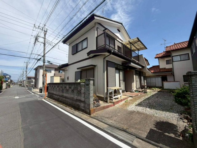 【前面道路含む現地写真】 | 【上野台第62期　現地外観】
※令和8年6月時点
※解体更地渡し