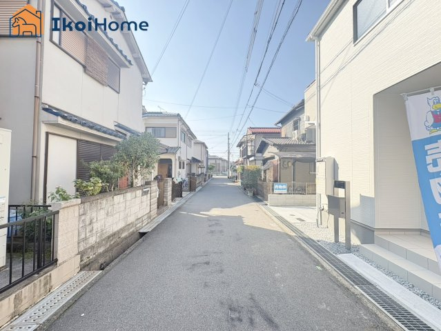 明石市二見町西二見16期　新築戸建の前面道路含む現地写真|【ホームページに現地動画掲載中】●年中無休：当日予約可●二見小学校徒歩14分、二見中学校徒歩7分！