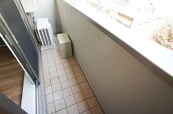 北区滝野川７丁目の賃貸マンションのバルコニー
