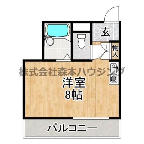 【間取り】 | 　ドーミー・オノ