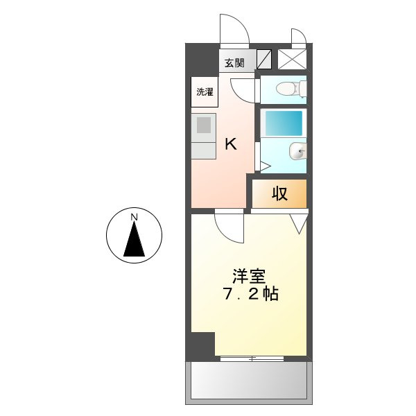 ソレイユ東海通の間取り