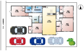  | 本巣市三橋平屋の新築戸建限定1邸！お車スペース4台可能！モレラ岐阜まで徒歩7分！暮らしやすい動線！ | 本巣市三橋平屋の新築戸建限定1邸！お車スペース4台可能！モレラ岐阜まで徒歩7分！暮らしやすい動線！