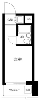 【間取り】 | トップ・ルーム都立大学 | 間取りです。