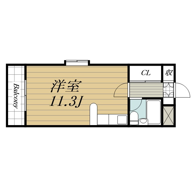 【間取り】 | メイローズ国分寺