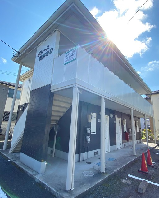 グレース萩野町　Ｄ棟の外観