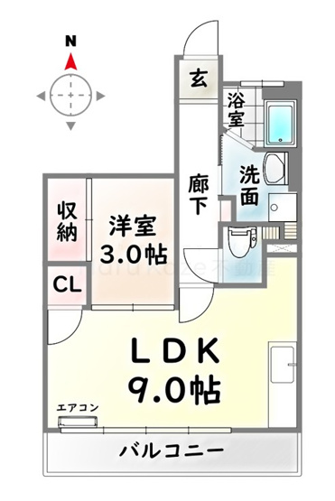 【間取り】 | 名豊第2ビル【名古屋市賃貸・宅配BOX】