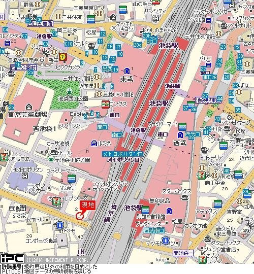 アウル スクエアの地図