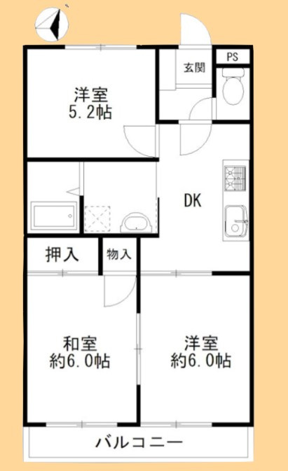 壱番館の間取り