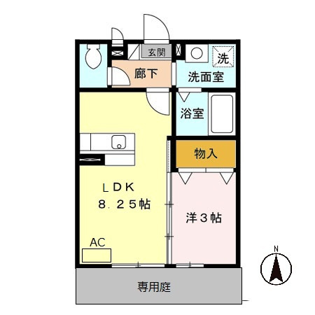 リーベ　C棟の間取り