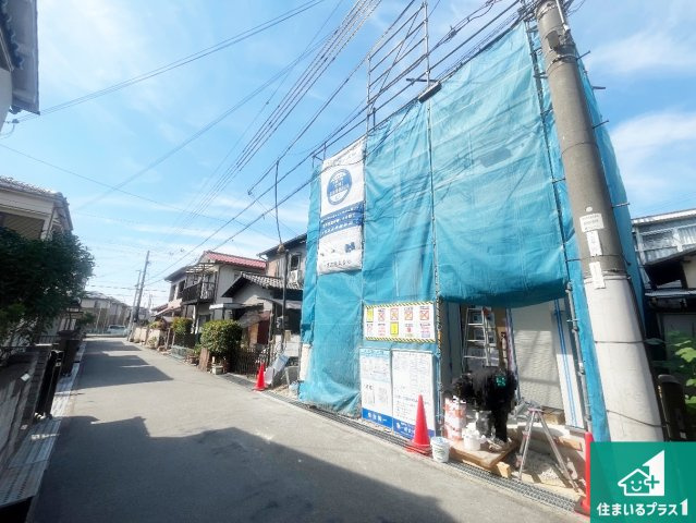 明石市二見町西二見　第16期　新築一戸建ての前面道路含む現地写真|周辺は落ち着いた街並みの住宅地！子育てがしやすい住環境です！まだ未完成ですが、現地でしかわからない事もございます。是非一度ご覧ください。