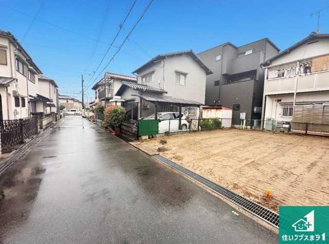 明石市二見町西二見　第16期　新築一戸建ての前面道路含む現地写真|周辺は落ち着いた街並みの住宅地！子育てがしやすい住環境です！まだ未完成ですが、現地でしかわからない事もございます。是非一度ご覧ください。