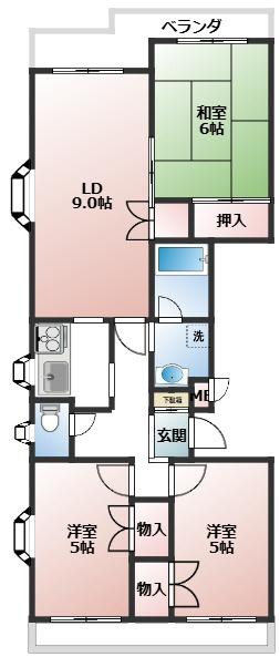 アゼリア２の間取り