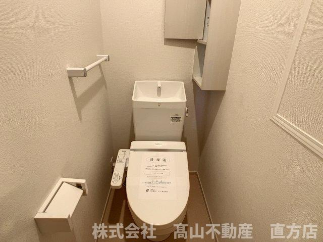 北九州市八幡西区木屋瀬４丁目のアパートのトイレ