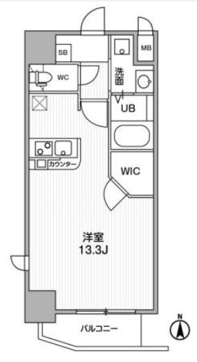 旧アーバンパークウメダウエストの間取り