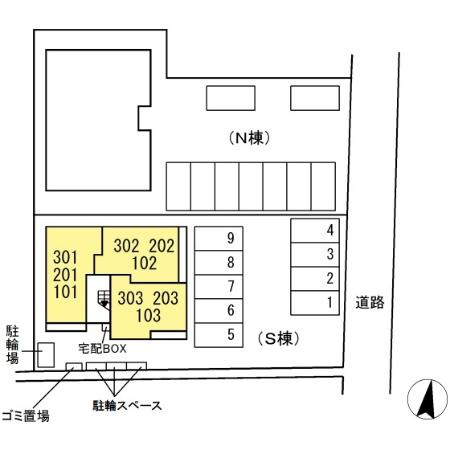 Mon Reve 2025Ⅱの区画図