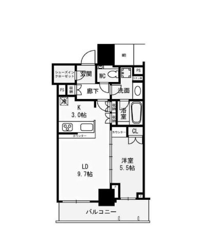 ザ・セントラルマークタワー（THE CENTRAL MARK TOWER）の間取り