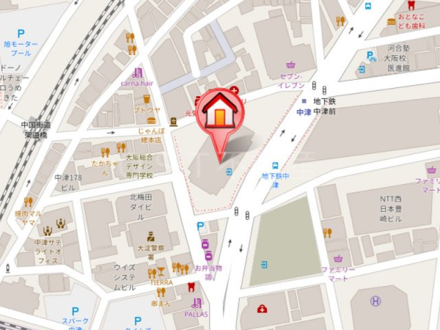 ザ・セントラルマークタワー（THE CENTRAL MARK TOWER）の地図