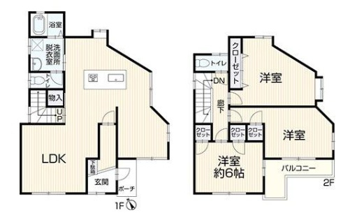 千葉市中央区塩田町の間取り