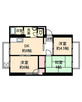 【間取り】 | ルミエールK