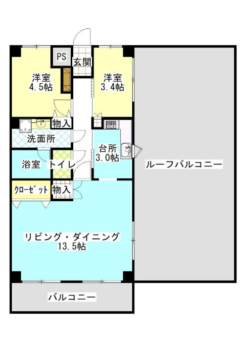 バルミー高須の間取り