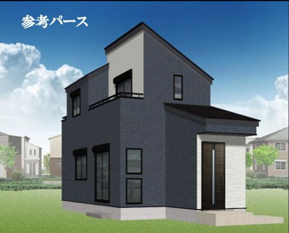 【外観パース】 | 汲沢町　ー新築一戸建てー | パース