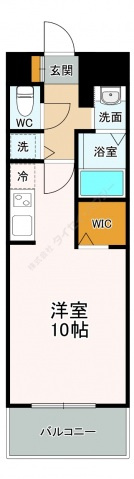 グラビスコート国泰寺の間取り