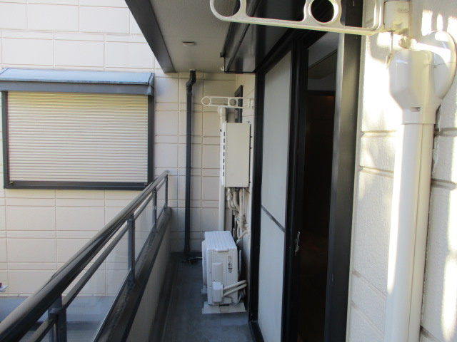 矢根邸のバルコニー